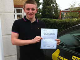 Jack guildford happy with think driving school